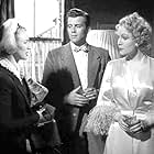 Dirk Bogarde, Jean Kent, and Susan Shaw in Five Angles on Murder (1950)