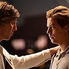 Cole Sprouse and Lukas Gage in Moonshot (2022)