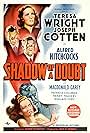 Joseph Cotten, Macdonald Carey, and Teresa Wright in Shadow of a Doubt (1943)