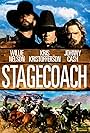 Kris Kristofferson, Willie Nelson, and Johnny Cash in Stagecoach (1986)