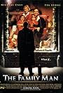 Nicolas Cage, Téa Leoni, Jake Milkovich, Ryan Milkovich, and Makenzie Vega in The Family Man (2000)