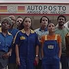 Neusa Borges, Nill Marcondes, Camilla Veles, Luan Iaconis, Lui Vizotto, and Micheli Machado in Auto Posto (2020)