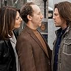 Gina Bellman, Christian Kane, and Joey Slotnick in Leverage: Redemption (2021)