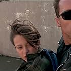 Arnold Schwarzenegger and Edward Furlong in Terminator 2: Judgment Day (1991)