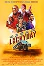 Crispin Glover, Nina Dobrev, and Luke Bracey in Lucky Day (2019)