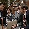 Paul Eddington, Derek Fowlds, John Pennington, and Rosemary Williams in Yes Minister (1980)