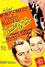 Robert Montgomery and Rosalind Russell in Trouble for Two (1936)