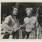 Lon Chaney Jr. and Bruce Bennett in Daniel Boone, Trail Blazer (1956)