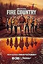 Billy Burke, Diane Farr, Jules Latimer, Kevin Alejandro, Max Thieriot, Jordan Calloway, and Stephanie Arcila in Fire Country (2022)