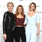 Tamsin Greig, Alice Eve, and Ella Purnell at an event for Belgravia (2020)