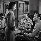 Marlon Brando, Richard Erdman, Jack Webb, and Teresa Wright in The Men (1950)