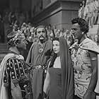 Vivien Leigh, Stewart Granger, and Claude Rains in Caesar and Cleopatra (1945)