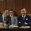 Nigel Hawthorne, Paul Eddington, and John Pennington in Yes Minister (1980)