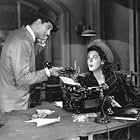 Cary Grant and Rosalind Russell in His Girl Friday (1940)