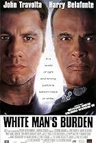John Travolta and Harry Belafonte in White Man's Burden (1995)