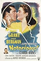 Ingrid Bergman, Cary Grant, and Claude Rains in Notorious (1946)