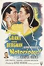 Ingrid Bergman, Cary Grant, and Claude Rains in Notorious (1946)