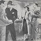 Leon Ames, Richard Arlen, Marc Lawrence, and Fay Wray in Murder in Greenwich Village (1937)