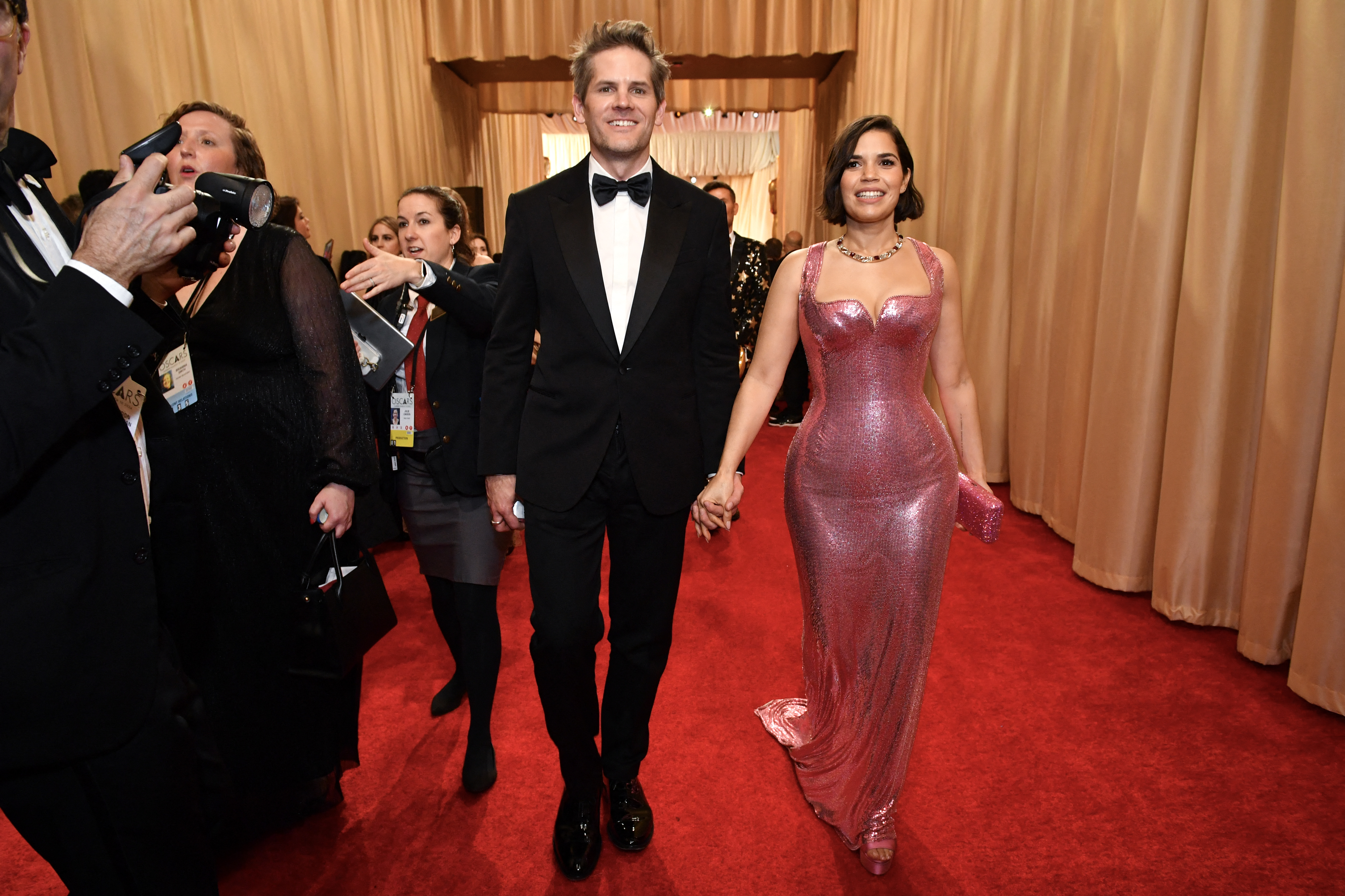 America Ferrera and Ryan Piers Williams in The Oscars (2024)