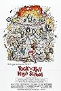 P.J. Soles, Clint Howard, Vincent Van Patten, and Dey Young in Rock 'n' Roll High School (1979)