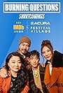 Ally Maki, Randall Park, Justin H. Min, and Sherry Cola in Burning Questions with 'Shortcomings' (2023)