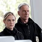 Mark Harmon and Emily Wickersham in NCIS (2003)