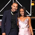 Jesse Williams and Taylour Paige at an event for The Irishman (2019)
