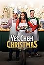 Tia Mowry, Luke Humphrey, and Buddy Valastro in Yes, Chef! Christmas (2023)
