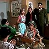 Rubén Aguirre, María Antonieta de las Nieves, Roberto Gómez Bolaños, Florinda Meza, Carlos Villagrán, Edgar Vivar, and Ana Lilian De La Macorra in El Chavo del Ocho (1972)