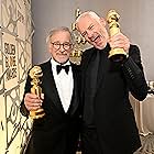 Steven Spielberg and Martin McDonagh at an event for The Banshees of Inisherin (2022)