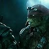 Johnny Knoxville, Alan Ritchson, and Pete Ploszek in Teenage Mutant Ninja Turtles (2014)