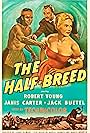 Robert Young, Jack Buetel, and Janis Carter in The Half-Breed (1952)