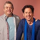 James Ward Byrkit and Patton Oswalt at an event for Shatter Belt (2023)