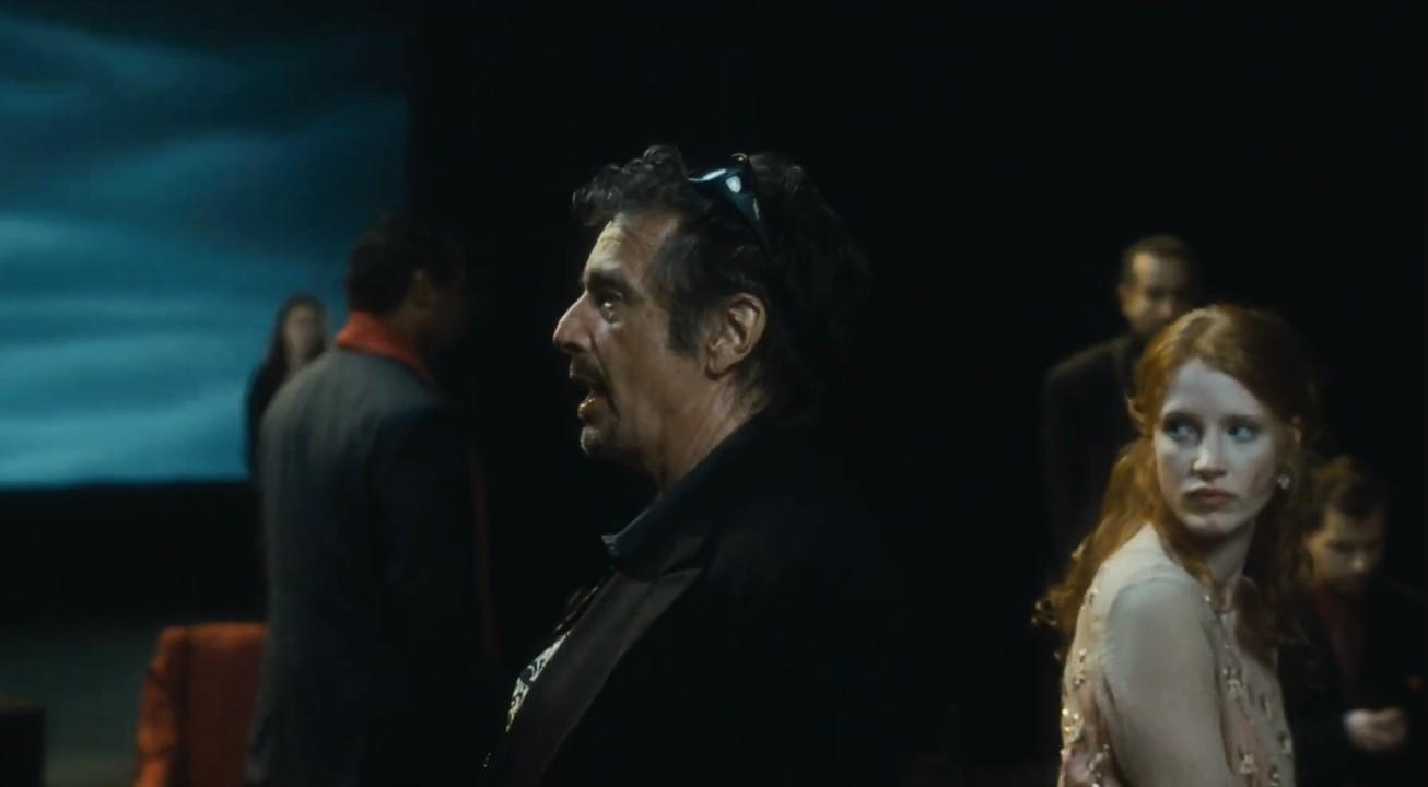 Al Pacino and Jessica Chastain in Salomé (2013)