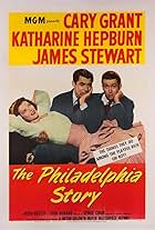 Cary Grant, Katharine Hepburn, and James Stewart in The Philadelphia Story (1940)