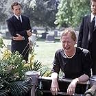 Frances Conroy, Michael C. Hall, and Peter Krause in Six Feet Under (2001)