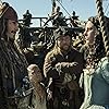 Johnny Depp, Stephen Graham, Martin Klebba, Kevin McNally, and Kaya Scodelario in Pirates of the Caribbean: Dead Men Tell No Tales (2017)