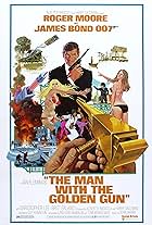 Christopher Lee, Roger Moore, Maud Adams, Britt Ekland, and Hervé Villechaize in The Man with the Golden Gun (1974)