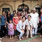 Aamir Khan, Fatima Sana Shaikh, Mahavir Singh Phogat, Kiran Rao, Sakshi Tanwar, Nitesh Tiwari, Ritvik Sahore, Sanya Malhotra, Zaira Wasim, Suhani Bhatnagar, and Geeta Phogat in Dangal (2016)