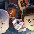 Harrison Ford, John Boyega, and Daisy Ridley in Lego Star Wars: The Force Awakens (2016)