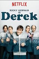 Ricky Gervais, Kerry Godliman, Karl Pilkington, David Earl, and Holli Dempsey in Derek (2012)