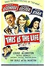 Louise Allbritton, Susanna Foster, Patric Knowles, Donald O'Connor, and Peggy Ryan in This Is the Life (1944)