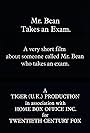 Mr. Bean Takes an Exam (1991)