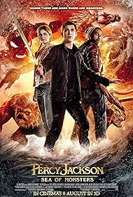 Logan Lerman, Brandon T. Jackson, and Alexandra Daddario in Percy Jackson: Sea of Monsters (2013)