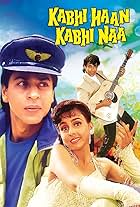 Shah Rukh Khan, Suchitra Krishnamoorthi, and Deepak Tijori in Kabhi Haan Kabhi Naa (1994)