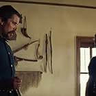Christian Bale, Stephen Lang, and Bill Camp in Hostiles (2017)