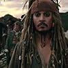 Johnny Depp, Angus Barnett, Giles New, Kaya Scodelario, and Brenton Thwaites in Pirates of the Caribbean: Dead Men Tell No Tales (2017)