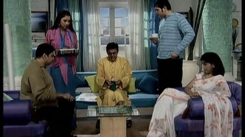 Ratna Pathak Shah, Satish Shah, Rupali Ganguly, Sumeet Raghavan, and Rajesh Kumar in Sarabhai V/S Sarabhai (2004)