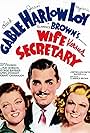 Clark Gable, Jean Harlow, and Myrna Loy in Wife vs. Secretary (1936)