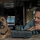 Tom Hanks and Seamus in Finch (2021)
